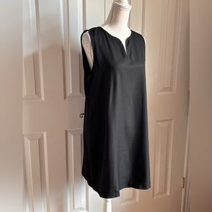 SHEIN Black Relaxed Sleeveless Midi Dress, Size Medium